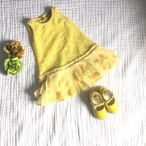 Monnalisa Lace and Sequins Dress. Size 12 months.